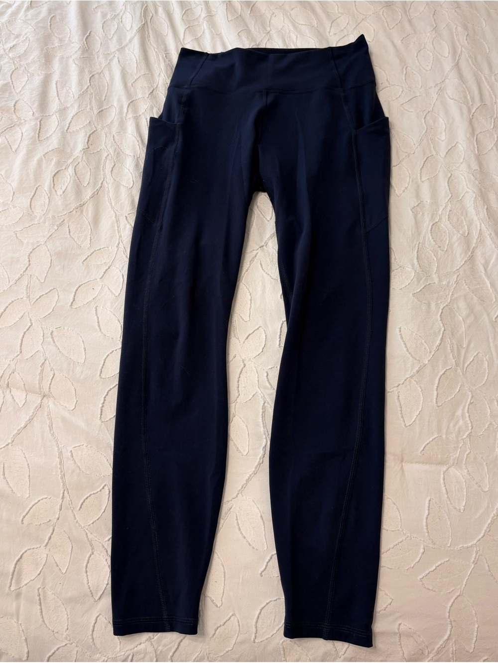 Fabletics Navy High-Waist Active Leggings